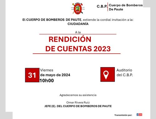 Invitación a la Rendición de Cuentas 2023